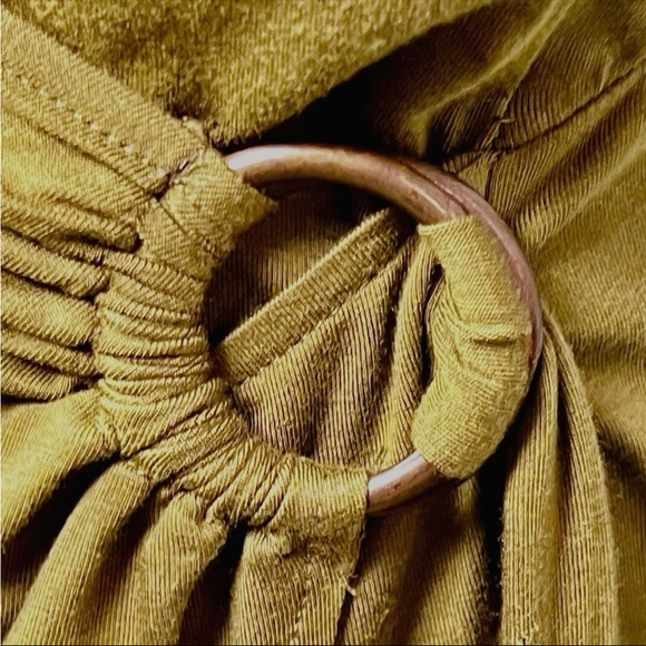 Free People Alyssa Long Sleeve Wrap Dress in Olive size XL - Picture 8 of 13